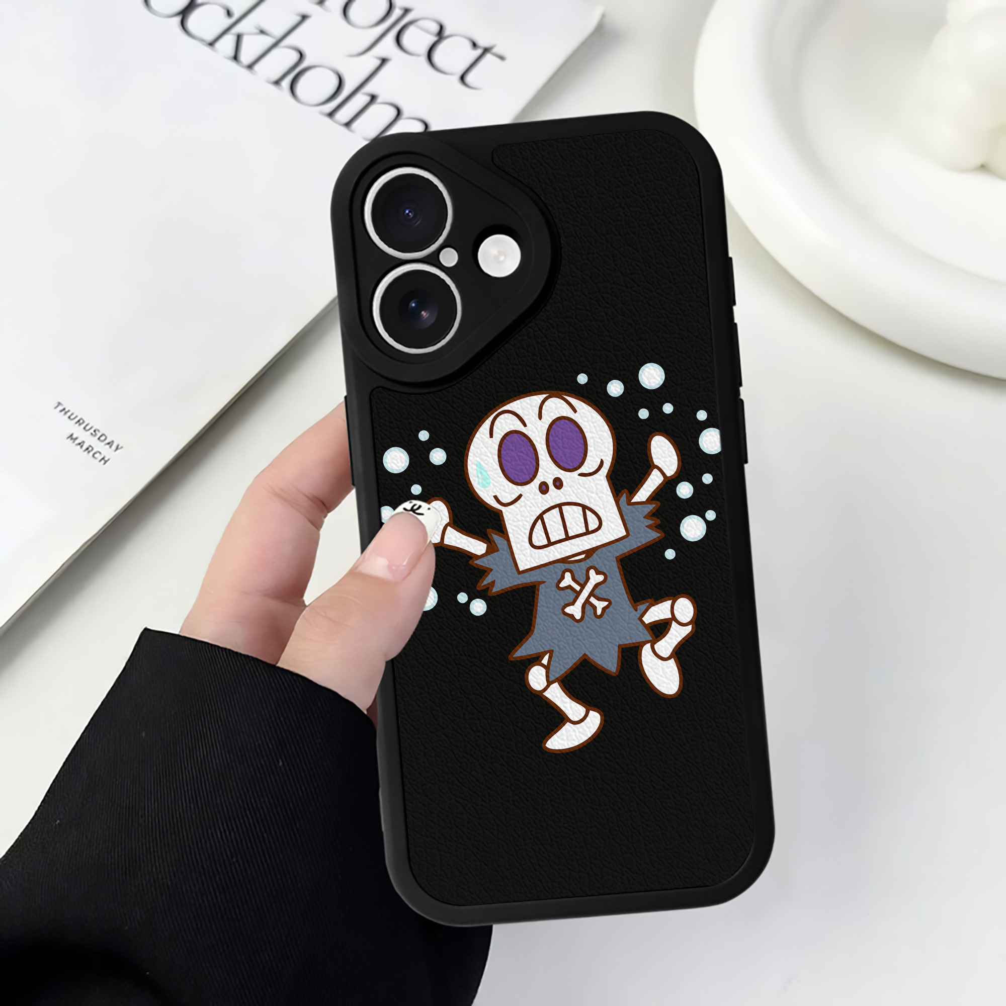 （画像用） アンパンマン Anpanman 【iPhone 16シリーズ対応】シリコンスマホケース（レザー調） 材質：シリコン
